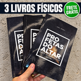 Box com os 3 livros físicos Profetas do Altar